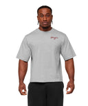 Eagle Script Graphic T-Shirt oversized fit Light Grey Core Marl - Unmatched Kicks - GYMSHARK