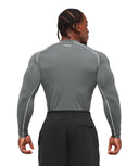 Element Baselayer Long Sleeve T-Shirt Pitch Grey/White - Unmatched Kicks - GYMSHARK