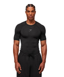 Element Baselayer T-Shirt compression fit Black - Unmatched Kicks - GYMSHARK