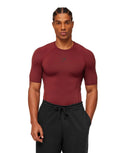 Element Baselayer T-Shirt compression fit Sets Red - Unmatched Kicks - GYMSHARK