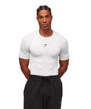 Element Baselayer T-Shirt compression fit White - Unmatched Kicks - GYMSHARK