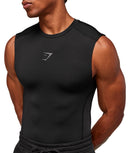 Element Tank compression fit Black - Unmatched Kicks - GYMSHARK