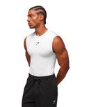 Element Tank compression fit White - Unmatched Kicks - GYMSHARK