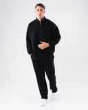 ELMTS Quarter Zip - Black - Unmatched Kicks - Alphalete