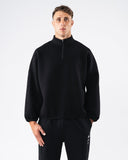 ELMTS Quarter Zip - Black - Unmatched Kicks - Alphalete