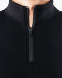 ELMTS Quarter Zip - Black - Unmatched Kicks - Alphalete