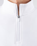 ELMTS Quarter Zip - White - Unmatched Kicks - Alphalete