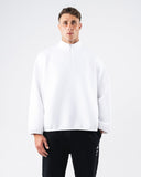 ELMTS Quarter Zip - White - Unmatched Kicks - Alphalete