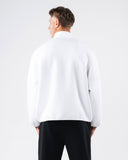 ELMTS Quarter Zip - White - Unmatched Kicks - Alphalete