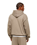 Embossed Boxy Hoodie oversized fit Lifestyle Brown - Unmatched Kicks - GYMSHARK