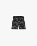 Embroidered Initial Tailored Short - Black - Unmatched Kicks - REPRESENT