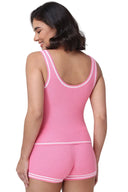 Embroidered Tipped Tank Top Hot Hot - Unmatched Kicks - Juicy Couture