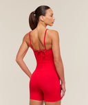 Energise Seamless Crop Top Athletic Red - Unmatched Kicks - GYMSHARK