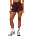 Energise Seamless Shorts Rich Maroon - Unmatched Kicks - GYMSHARK