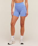Energise Seamless Shorts Steady Purple - Unmatched Kicks - GYMSHARK