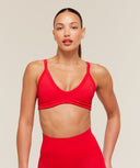 Energise Seamless Sports Bra light support Athletic Red - Unmatched Kicks - GYMSHARK