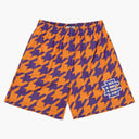 Eric Emanuel EE Basic/Core Short Orange/Purple Houndstooth - Unmatched Kicks - eric emanuel