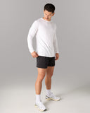 Essential LS Tee - White - Unmatched Kicks - Alphalete