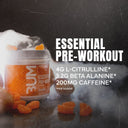 Essential Pre - Workout - Unmatched Kicks - RAW