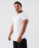 Essential Scoop Neck - White - Unmatched Kicks - Alphalete
