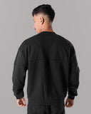 Establishment Split Crewneck - Black - Unmatched Kicks - Alphalete