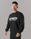 Establishment Split Crewneck - Black - Unmatched Kicks - Alphalete