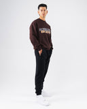 Establishment Split Crewneck - Deep Mauve - Unmatched Kicks - Alphalete