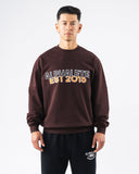 Establishment Split Crewneck - Deep Mauve - Unmatched Kicks - Alphalete