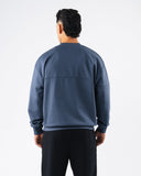 Establishment Split Crewneck - Marine - Unmatched Kicks - Alphalete