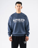 Establishment Split Crewneck - Marine - Unmatched Kicks - Alphalete