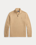 Estate-Rib Quarter-Zip Pullover Classic Camel Heather - Unmatched Kicks-ralph lauren