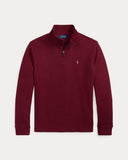 Estate-Rib Quarter-Zip Pullover Classic Wine - Unmatched Kicks-ralph lauren