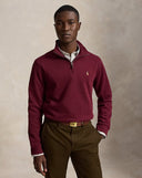 Estate-Rib Quarter-Zip Pullover Classic Wine - Unmatched Kicks-ralph lauren