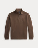 Estate-Rib Quarter-Zip Pullover Nutmeg Brown Heather - Unmatched Kicks-ralph lauren