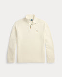 Estate-Rib Quarter-Zip Pullover Parchment Cream - Unmatched Kicks-ralph lauren