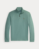 Estate-Rib Quarter-Zip Pullover Pine Heather - Unmatched Kicks-ralph lauren