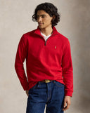 Estate-Rib Quarter-Zip Pullover RL 2000 Red - Unmatched Kicks-ralph lauren