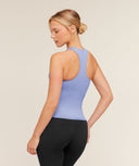 Everyday Racer Back Tank with Shelf Steady Purple - Unmatched Kicks - Womens>Apparel>Sleeveless Tops>tanks