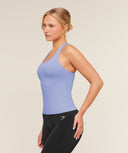 Everyday Racer Back Tank with Shelf Steady Purple - Unmatched Kicks - Womens>Apparel>Sleeveless Tops>tanks