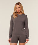 Everyday Seamless Long Sleeve Top - Cool Brown - Unmatched Kicks - GYMSHARK
