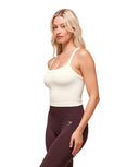 Everyday Seamless Ribbed Midi Top Soft White - Unmatched Kicks - GYMSHARK