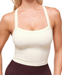Everyday Seamless Ribbed Midi Top Soft White - Unmatched Kicks - GYMSHARK