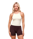 Everyday Seamless Tank With Shelf Soft White - Unmatched Kicks - GYMSHARK