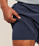 Evolve 5" Short slim fit Heavy Blue - Unmatched Kicks - GYMSHARK