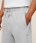 Evolve Lightweight Shorts oversized fit Bros Soft Grey Marl - Unmatched Kicks - GYMSHARK