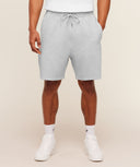 Evolve Lightweight Shorts oversized fit Bros Soft Grey Marl - Unmatched Kicks - GYMSHARK