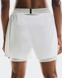 3" Performance 2/1 Shorts White | Glacier