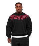 Fade Graphic Crew oversized fit GS Black - Unmatched Kicks - GYMSHARK