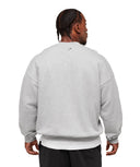 Fade Graphic Crew oversized fit Light Grey Core Marl - Unmatched Kicks - GYMSHARK