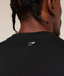 Fade Graphic Long Sleeve T-Shirt oversized fit GS Black - Unmatched Kicks - GYMSHARK